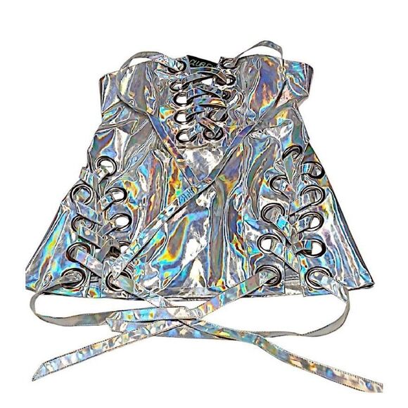 Dolls Kill Club Exx Luminous Leviathin Mini Dress/Costume Nwt Medium Halloween - Picture 1 of 6